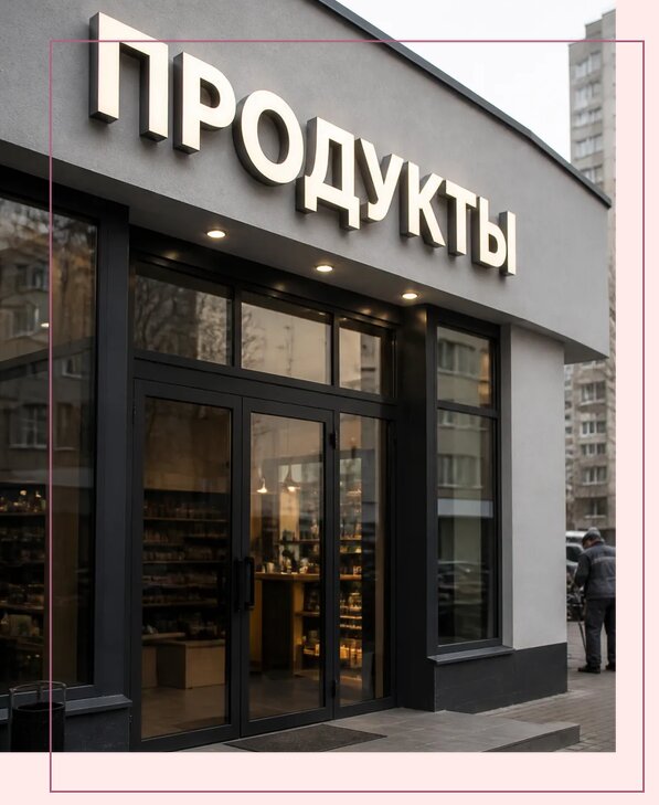 Объемные буквы для магазина в Кургане по цене от 4639 р. | Аванза-Крг