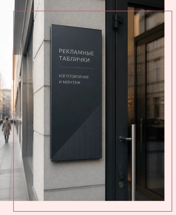 Рекламные таблички в Кургане по цене от 4639 р. | Аванза-Крг