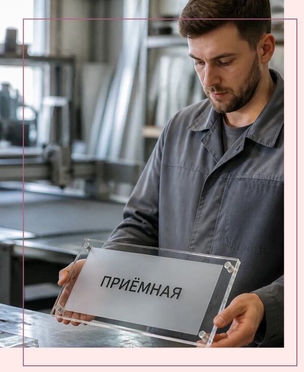 Таблички из оргстекла на заказ в Кургане от 4021 р. | Аванза-Крг