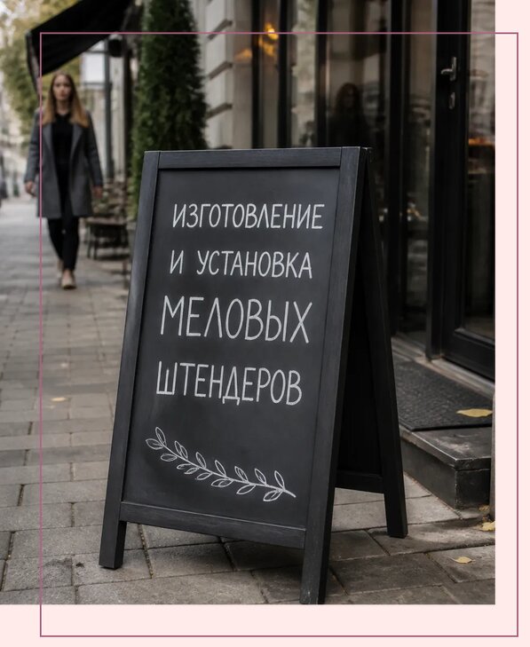 Меловые штендеры в Кургане по цене от 6701 р. | Аванза-Крг
